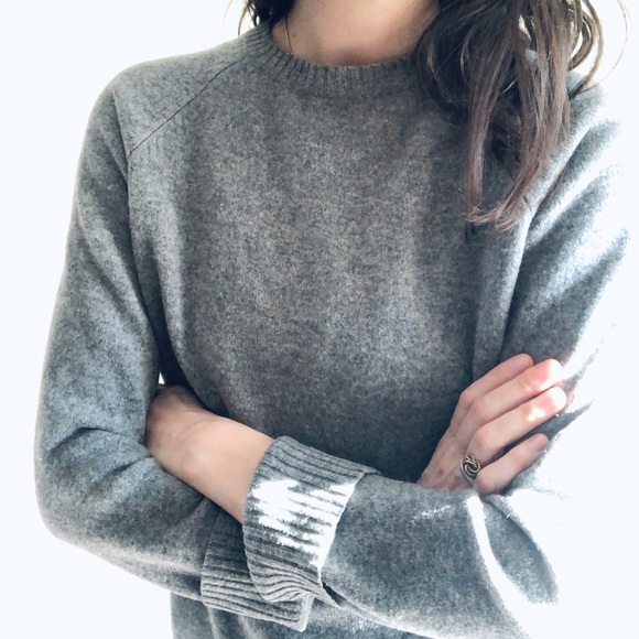 J.Crew Gray Lambswool Sweater - Picture 7 of 14